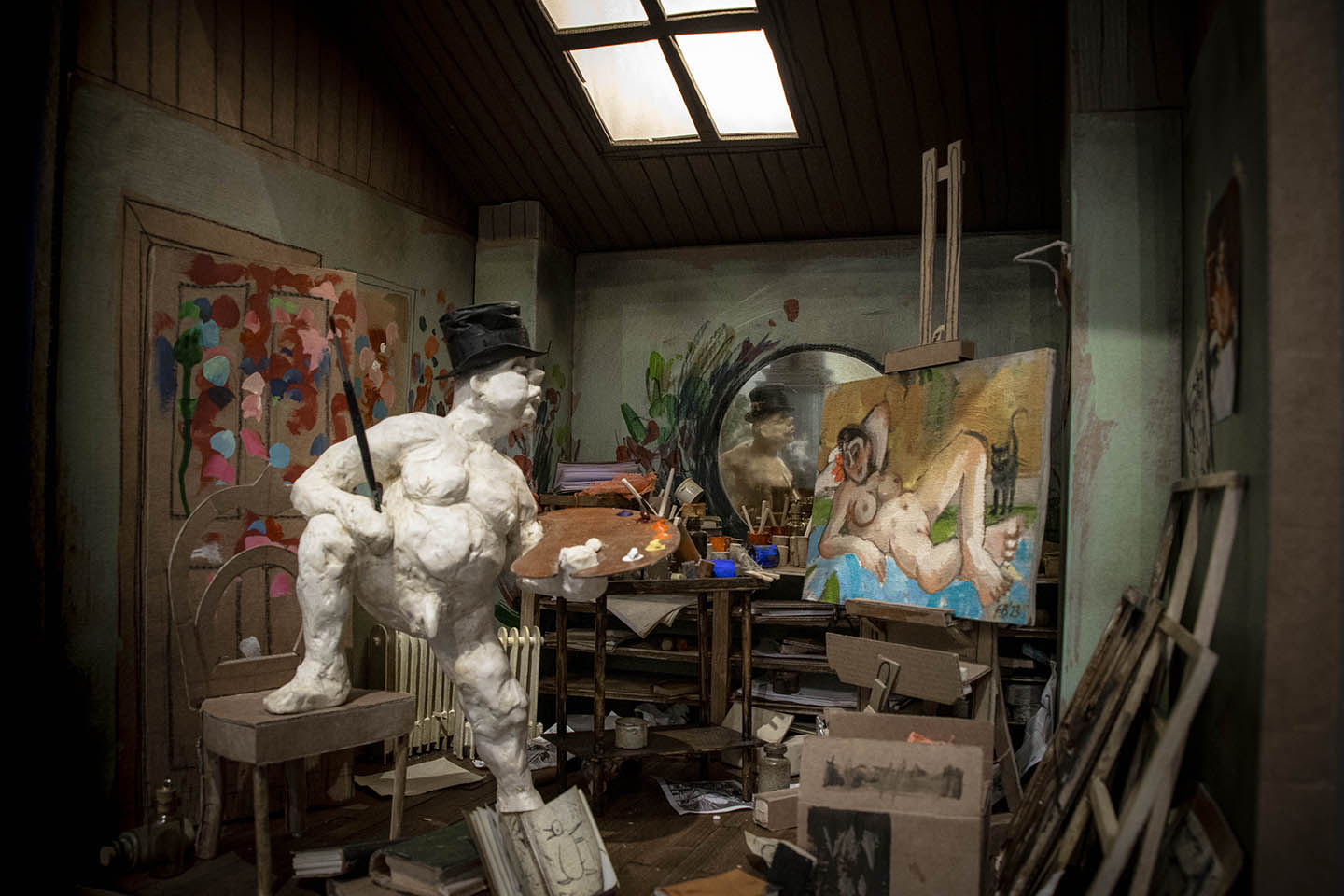 Gary William Myatt, artist, painter, 3-D art, mixed media art, London, UK