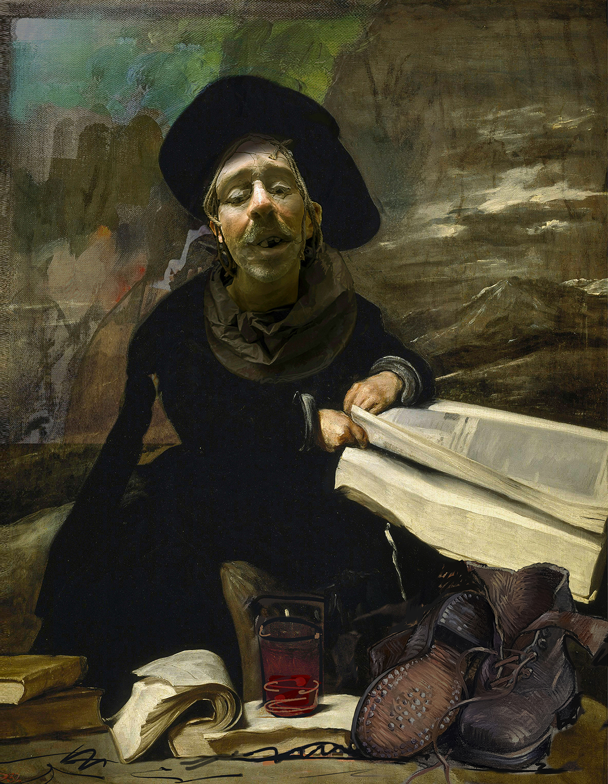 Gary William Myatt, artist, painter, 3-D art, mixed media art, London, UK