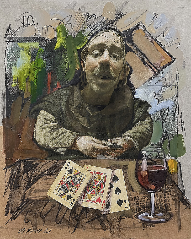 Gary William Myatt, artist, painter, 3-D art, mixed media art, London, UK