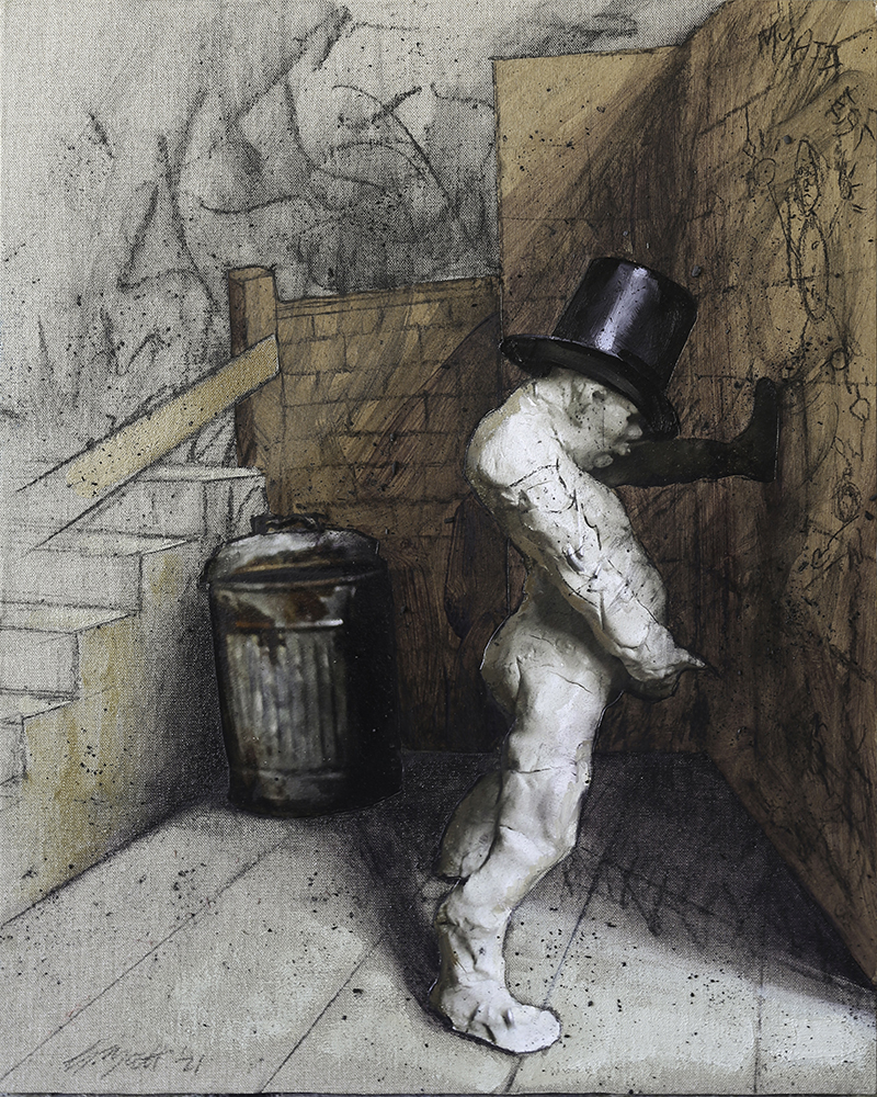 Gary William Myatt, artist, painter, 3-D art, mixed media art, London, UK