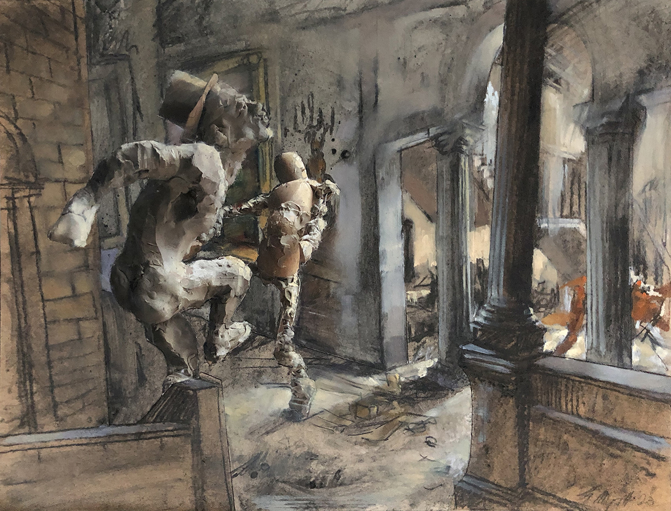 Gary William Myatt, artist, painter, 3-D art, mixed media art, London, UK