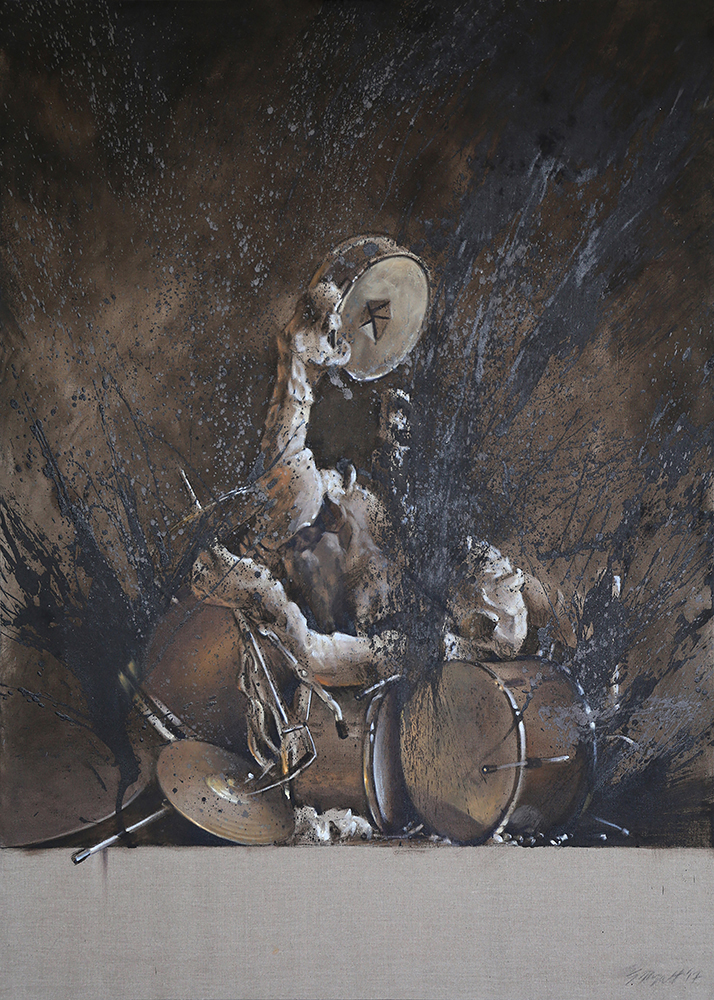 Gary William Myatt, artist, painter, 3-D art, mixed media art, London, UK