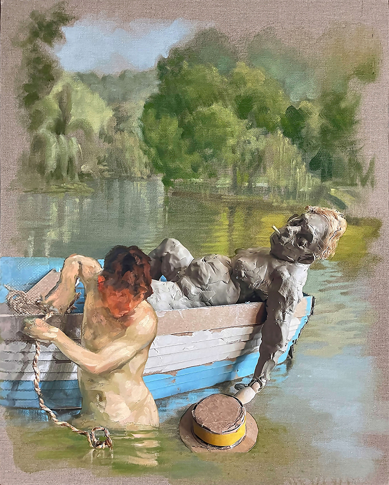 Gary William Myatt, artist, painter, 3-D art, mixed media art, London, UK