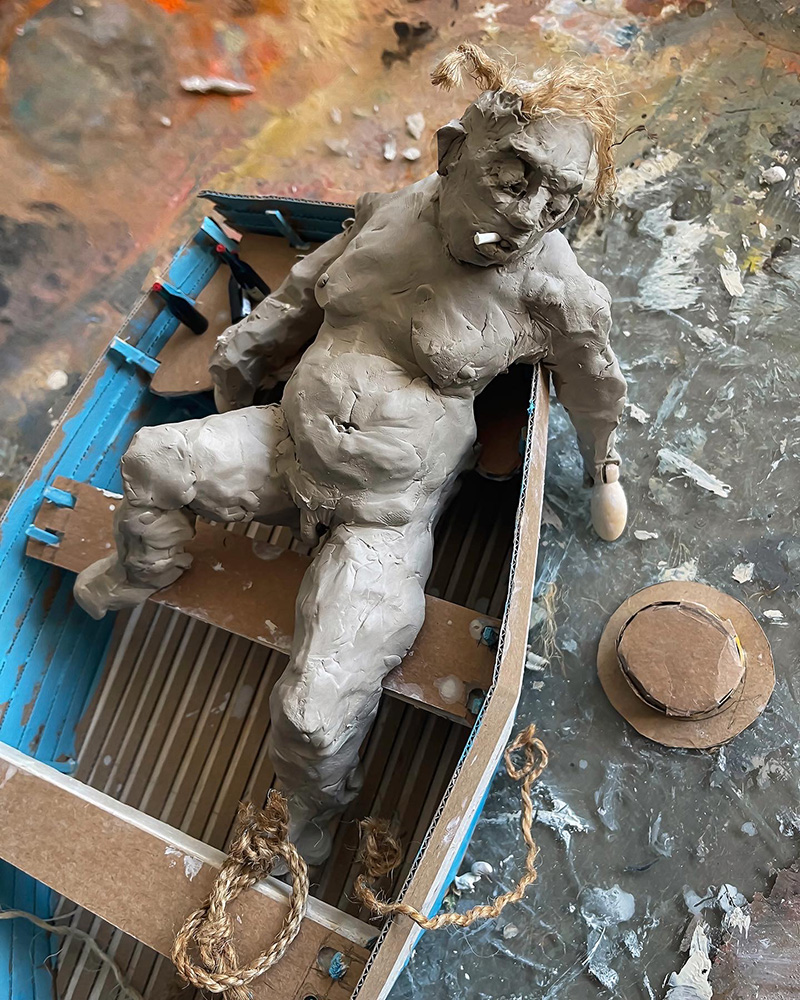 Gary William Myatt, artist, painter, 3-D art, mixed media art, London, UK